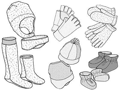 Hats, Footwear, & Gloves